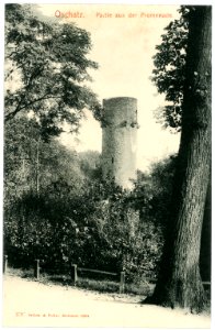 03797-Oschatz-1903-Promenade am Stadtturm-Brück & Sohn Kunstverlag