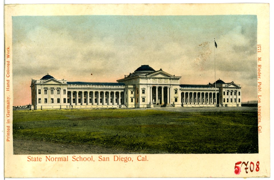 05708-San Diego-1905-State Normal School, San Diego, Cal.-Brück & Sohn Kunstverlag