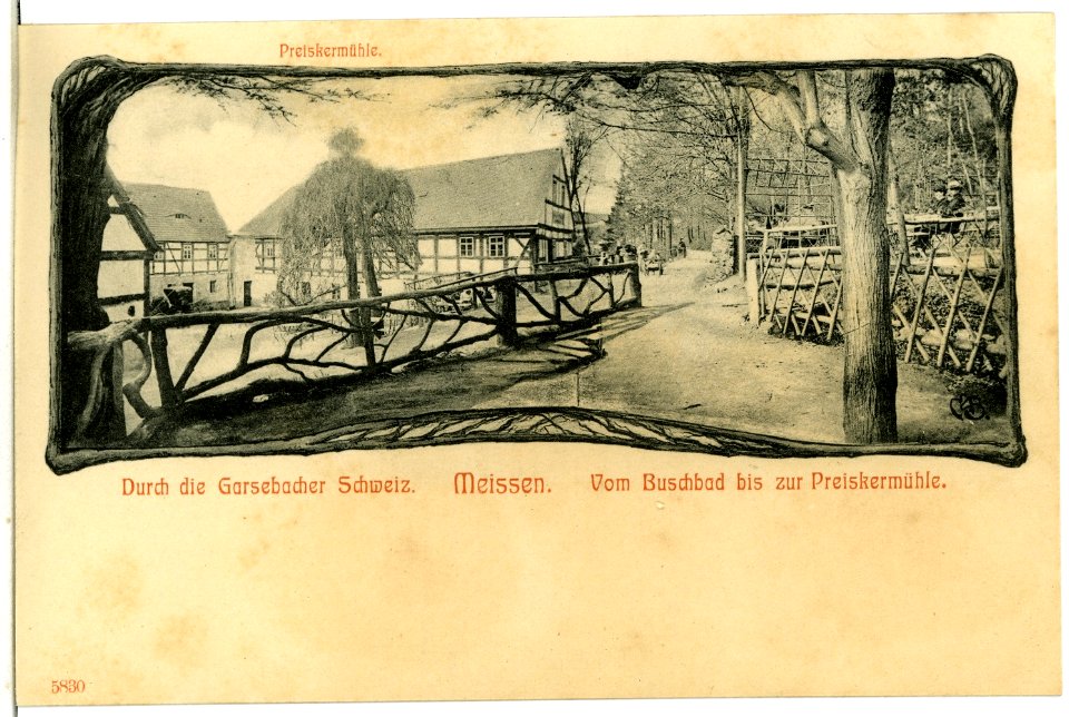 05830-Meißen-1905-Preiskermühle-Brück & Sohn Kunstverlag