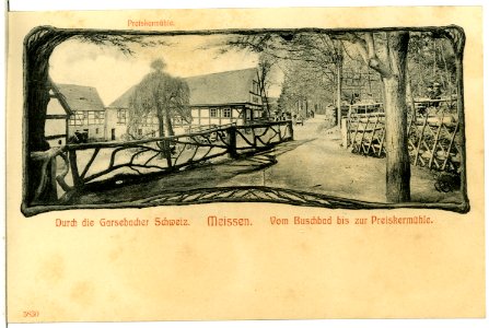 05830-Meißen-1905-Preiskermühle-Brück & Sohn Kunstverlag