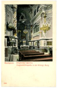 05699-Budapest-1905-Siegmund-Kapelle in der königlichen Burg-Brück & Sohn Kunstverlag