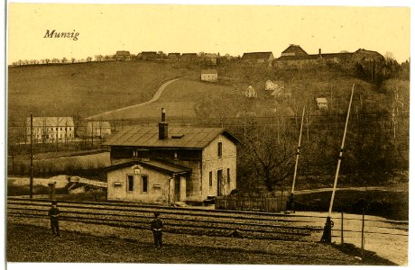 06198-Munzig-1905-Bahnübergang-Brück & Sohn Kunstverlag