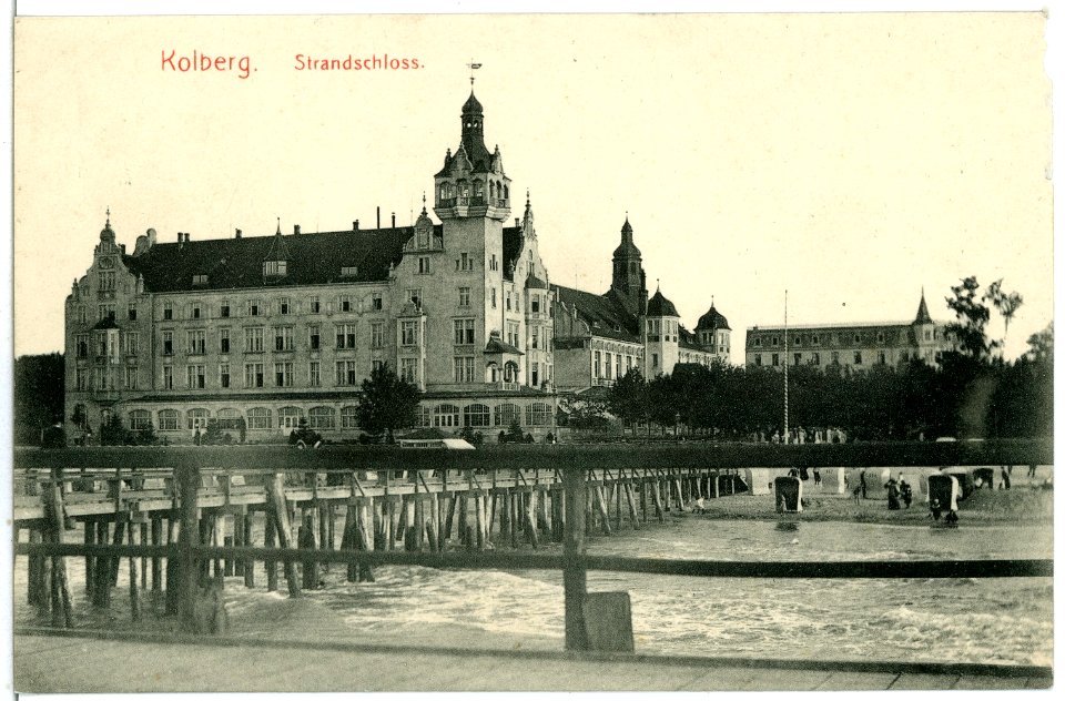 06345-Kolberg-1905-Strandschloß-Brück & Sohn Kunstverlag