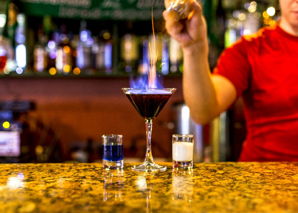 Alcohol celebration restaurant