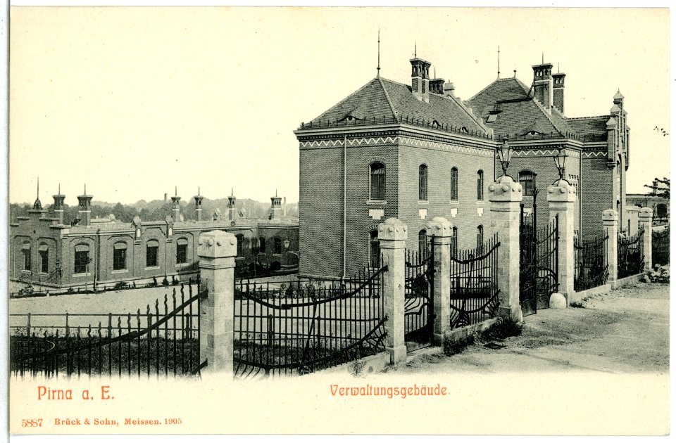 05887-Pirna-1905-Kaserne - Verwaltungsgebäude-Brück & Sohn Kunstverlag
