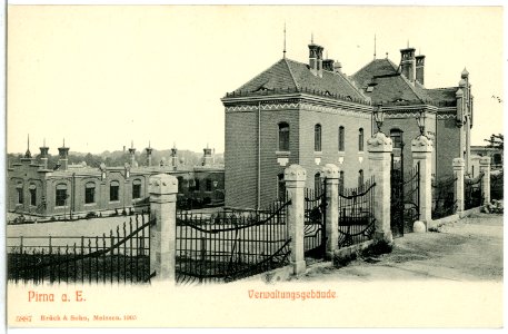 05887-Pirna-1905-Kaserne - Verwaltungsgebäude-Brück & Sohn Kunstverlag