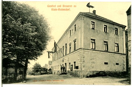05994-Klein-Wolmsdorf-1905-Gasthof und Brauerei-Brück & Sohn Kunstverlag