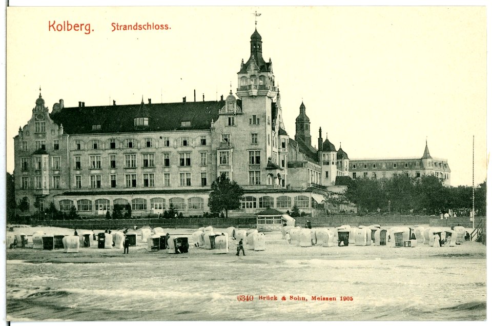 06340-Kolberg-1905-Strandschloß-Brück & Sohn Kunstverlag