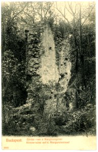 05893-Budapest-1905-Klosterruine auf der Margareteninsel-Brück & Sohn Kunstverlag