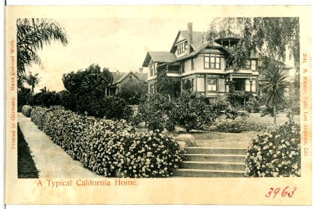 03963-Kalifornien-1903-A. Typical California Home-Brück & Sohn Kunstverlag