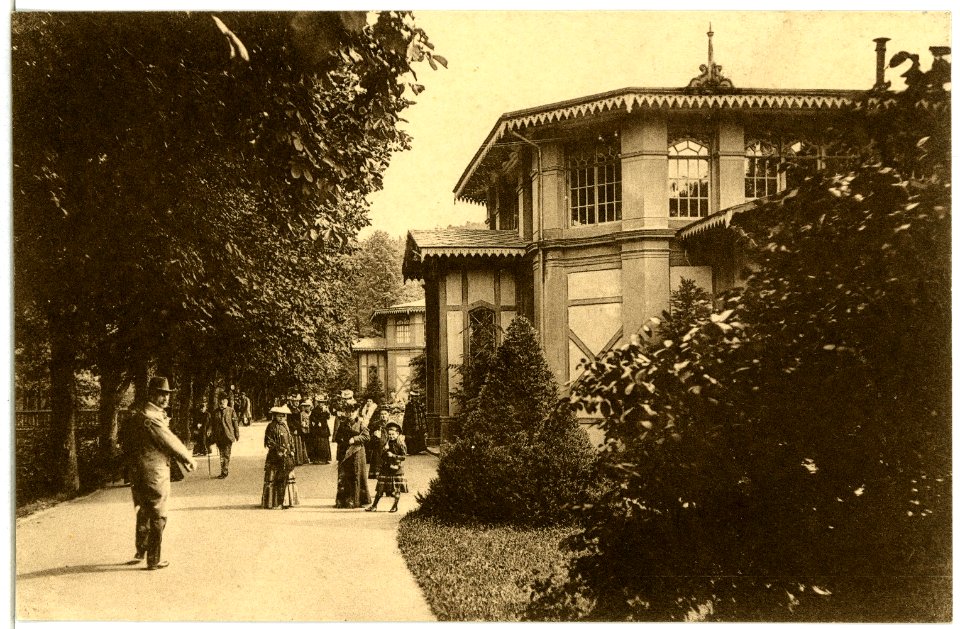 04022-Bad Elster-1903-Moritz - und Salzquellen - Promenade-Brück & Sohn Kunstverlag
