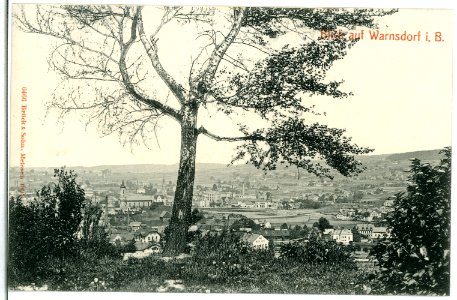 06466-Warnsdorf-1905-Blick über Warnsdorf-Brück & Sohn Kunstverlag