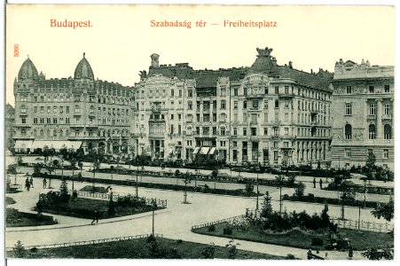 05900-Budapest-1905-Freiheitsplatz-Brück & Sohn Kunstverlag