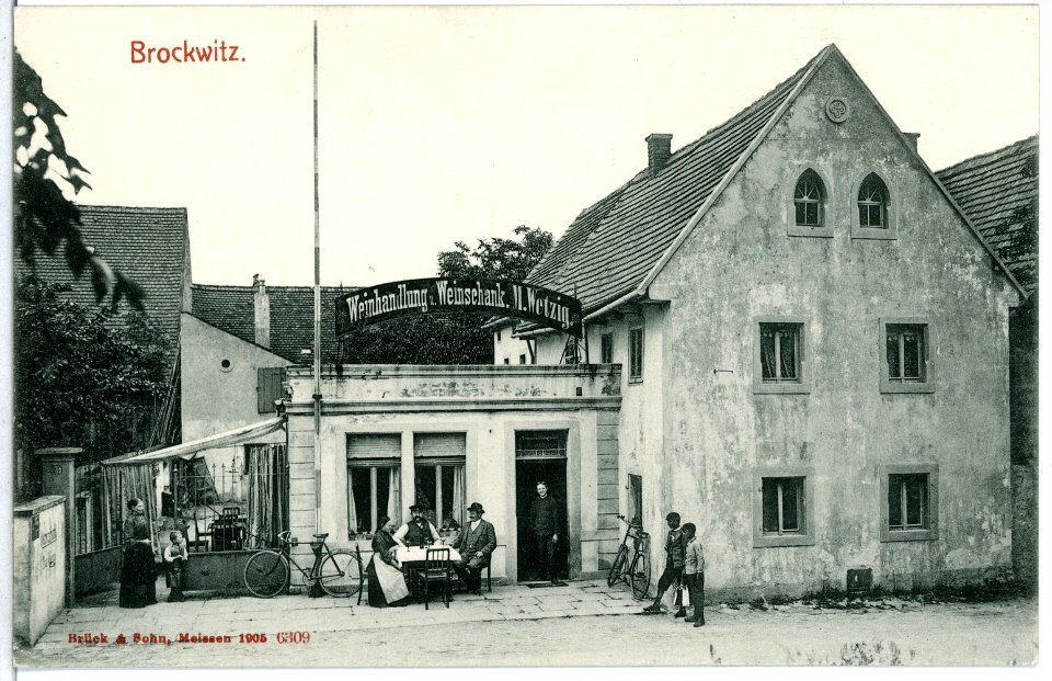 06309-Brockwitz-1905-Weinhandlung Wetzig-Brück & Sohn Kunstverlag