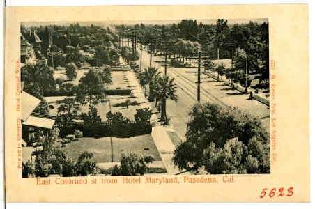 05623-Pasadena-1904-East Colorado st. from Hotel Maryland-Brück & Sohn Kunstverlag