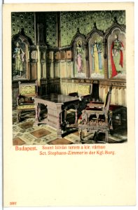 05697-Budapest-1905-Stefanszimmer in der königlichen Burg-Brück & Sohn Kunstverlag