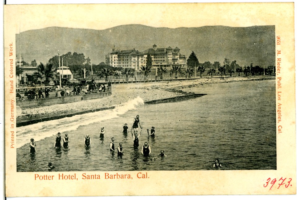 03973-Santa Barbara-1903-Potter Hotel-Brück & Sohn Kunstverlag