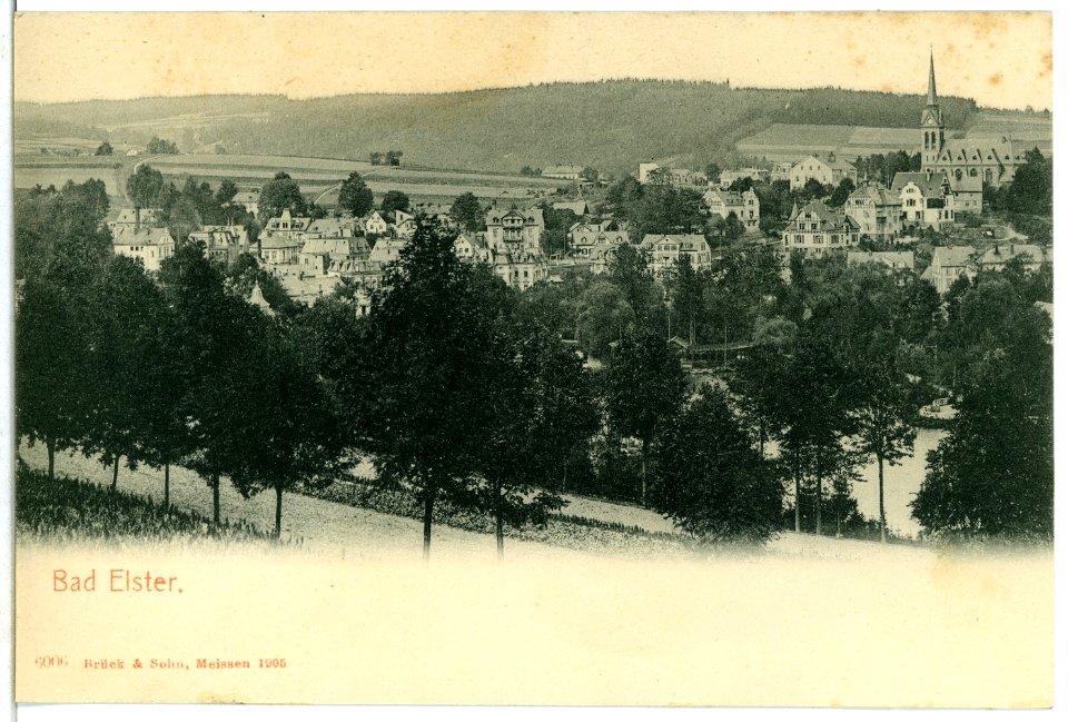06006-Bad Elster-1905-Stadtansicht-Brück & Sohn Kunstverlag