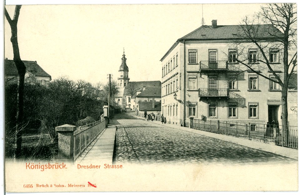 06455-Königsbrück-1905-Dresdner Straße-Brück & Sohn Kunstverlag