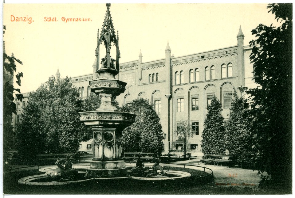 03612-Danzig-1903-Städtisches Gymnasium-Brück & Sohn Kunstverlag