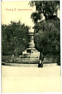 05938-Pirna-1905-Bismarckdenkmal-Brück & Sohn Kunstverlag
