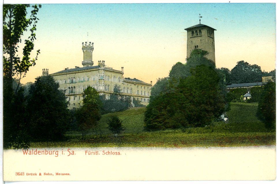 03643-Waldenburg-1903-Schloß-Brück & Sohn Kunstverlag
