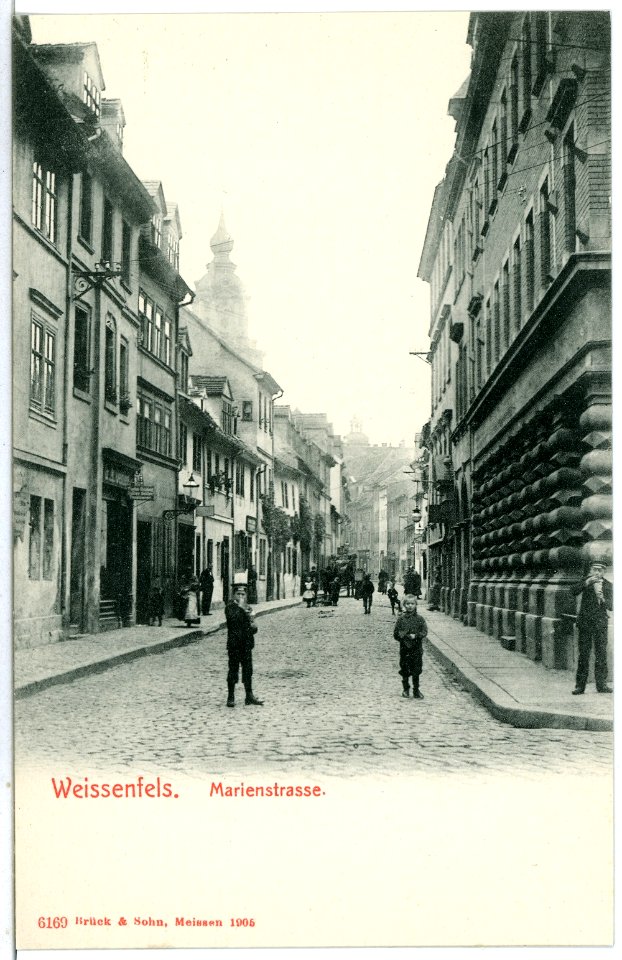 06169-Weißenfels-1905-Marienstraße-Brück & Sohn Kunstverlag
