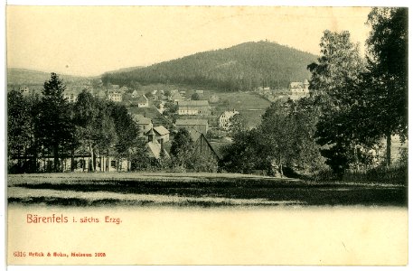 06316-Bärenfels-1905-Blick auf Bärenfels-Brück & Sohn Kunstverlag