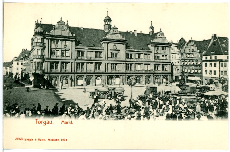 03863-Torgau-1903-Markt-Brück & Sohn Kunstverlag