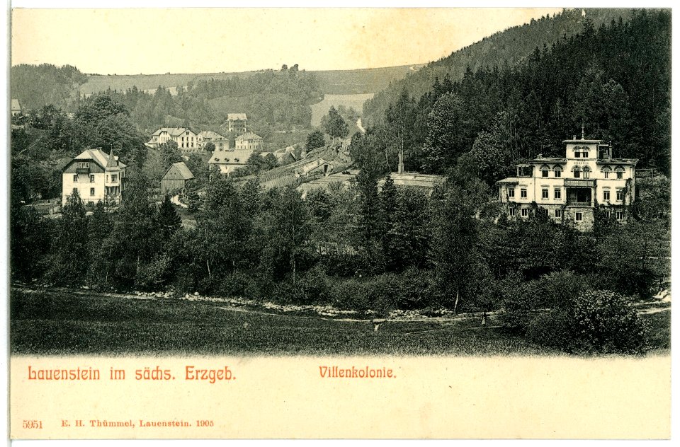 05951-Lauenstein-1905-Villenkolonie-Brück & Sohn Kunstverlag