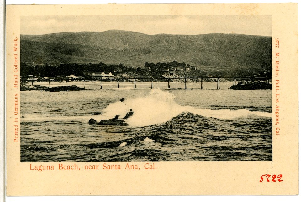05722-Santa Ana-1905-Laguna Beach, near Santa Ana, Cal.-Brück & Sohn Kunstverlag