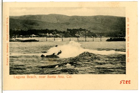 05722-Santa Ana-1905-Laguna Beach, near Santa Ana, Cal.-Brück & Sohn Kunstverlag photo