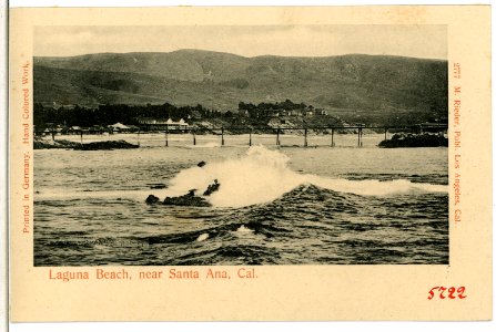 05722-Santa Ana-1905-Laguna Beach, near Santa Ana, Cal.-Brück & Sohn Kunstverlag
