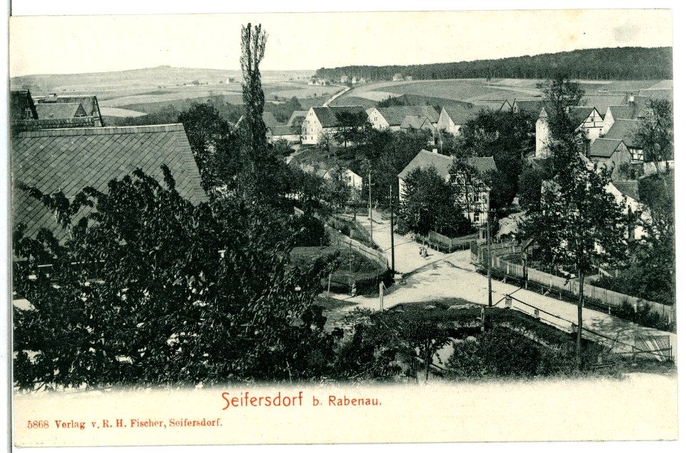 05868-Seifersdorf-1905-Ortsblick-Brück & Sohn Kunstverlag