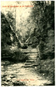 06138-Rudelsburg-1905-Im Kunoklamm-Brück & Sohn Kunstverlag