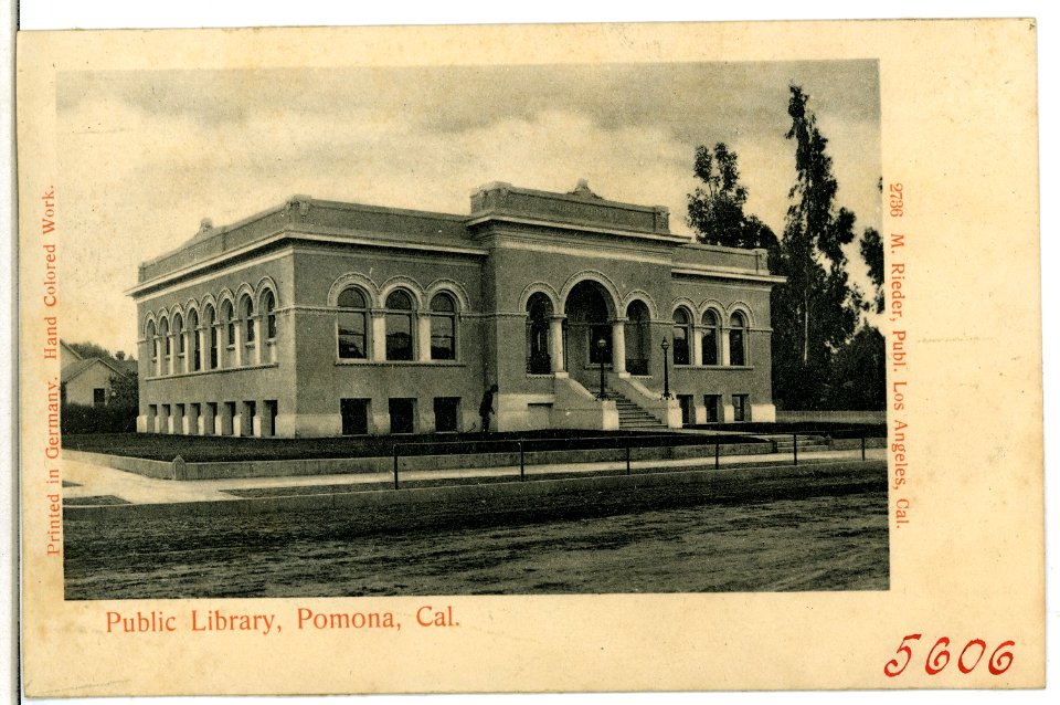 05606-Pomona-1904-Public Library-Brück & Sohn Kunstverlag