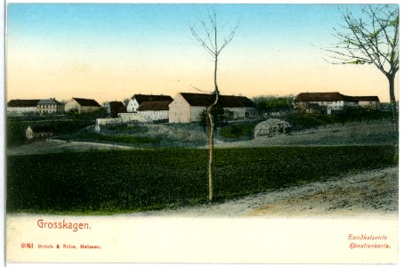 06091-Großkagen-1905-Blick ins Dorf-Brück & Sohn Kunstverlag