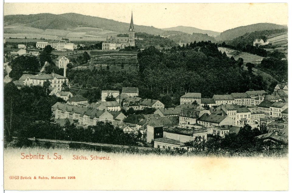 06063-Sebnitz-1905-Blick nach Sebnitz-Brück & Sohn Kunstverlag