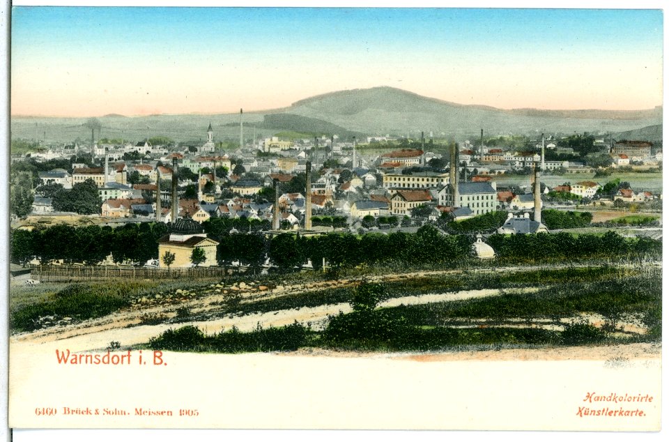 06460-Warnsdorf-1905-Blick über Warnsdorf-Brück & Sohn Kunstverlag