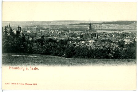 06105-Naumburg-1905-Blick auf die Stadt-Brück & Sohn Kunstverlag