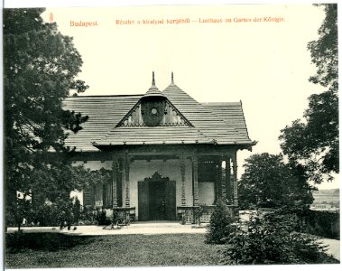 05628-Budapest-1904-Lusthaus im Garten der Königin-Brück & Sohn Kunstverlag