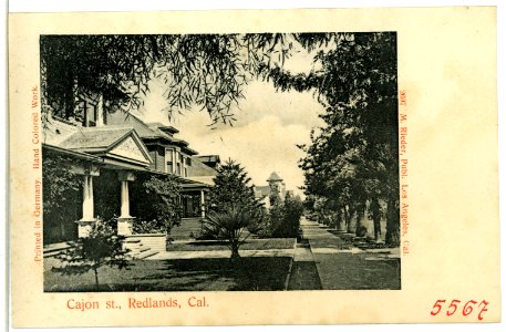05567-Redlands-1904-Cajon st., Redlands, California-Brück & Sohn Kunstverlag