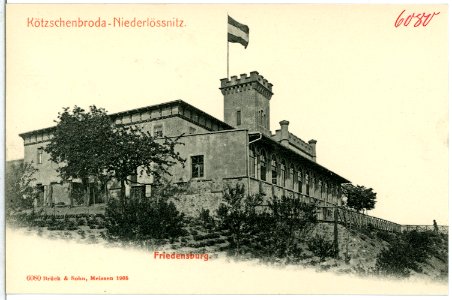 06080-Kötzschenbroda-1905-Friedensburg-Brück & Sohn Kunstverlag