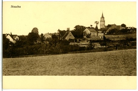 03788-Staucha-1903-Blick nach Staucha-Brück & Sohn Kunstverlag