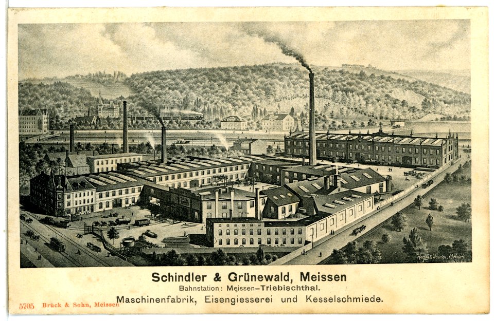 05705-Meißen-1905-Triebischtal, Masch.-Fabrik Schindler & Grünewald-Brück & Sohn Kunstverlag