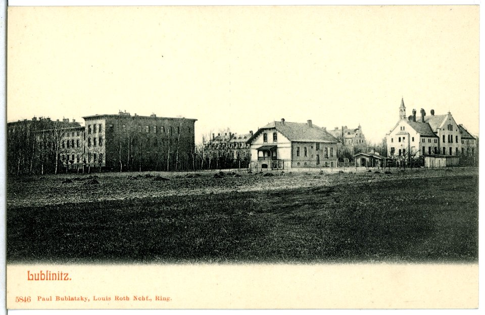 05846-Lublinitz-1905-Blick nach dem Ort-Brück & Sohn Kunstverlag