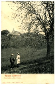 05856-Röhrsdorf-1905-Blick zum Schloß-Brück & Sohn Kunstverlag