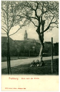 06272-Frohburg-1905-Blick nach der Kirche-Brück & Sohn Kunstverlag