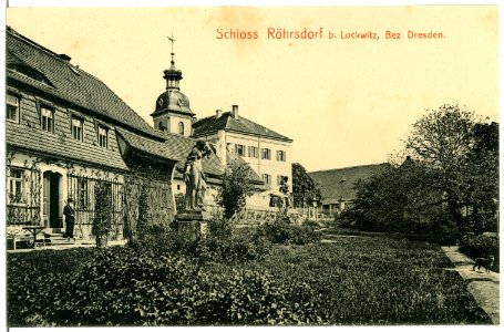 05855-Röhrsdorf-1905-Schloß und Schloßgarten-Brück & Sohn Kunstverlag