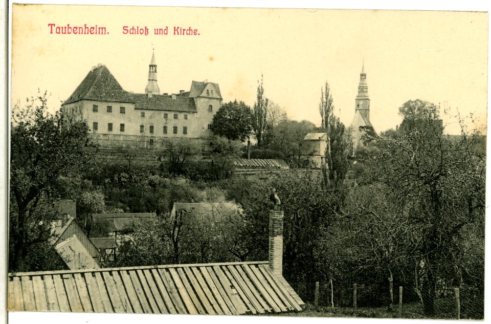 06279-Taubenheim (Klipphausen)-1905-Schloß und Kirche-Brück & Sohn Kunstverlag